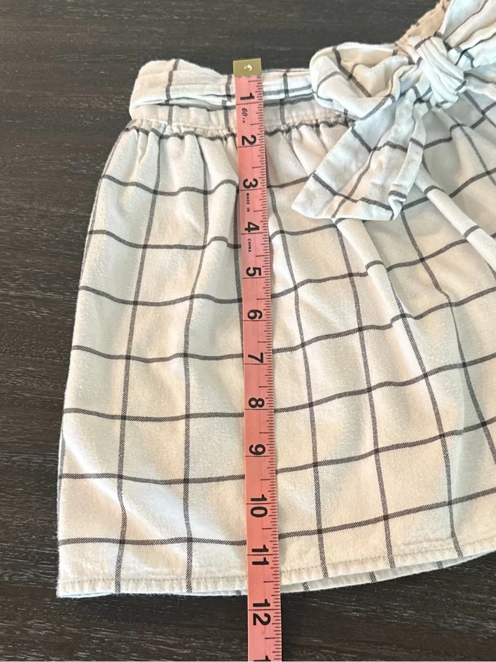 Carter's Girls 6 White and Black Skirt